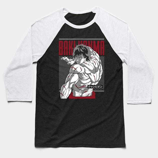 Baki Hanma Baseball T-Shirt by WzaelArt